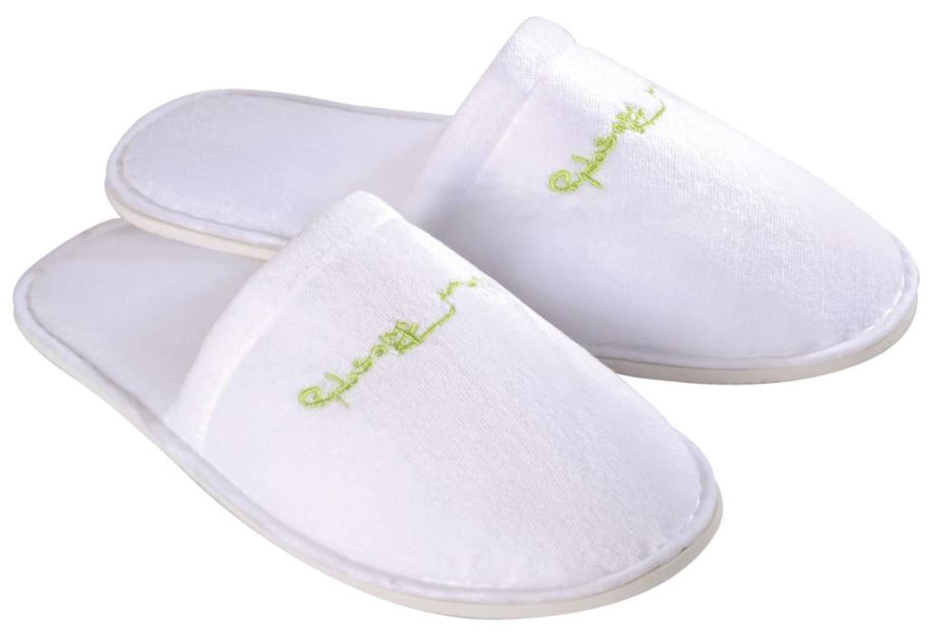 Hotelpantoffel Nature Philosophy aus Velours