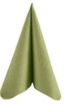 BIO-Baumwollserviette der Linie Basic 40x40 in 1/4 Falz