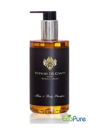 Haar- und Hautshampoo, Pumpspender der Linie Vittore De Conti, 310 ml