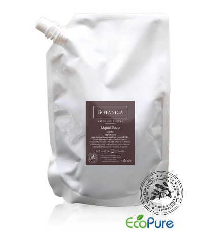 Nachfüllung Beutel Flüssigseife, Pumpspender der Linie Botanica, 360 ml
