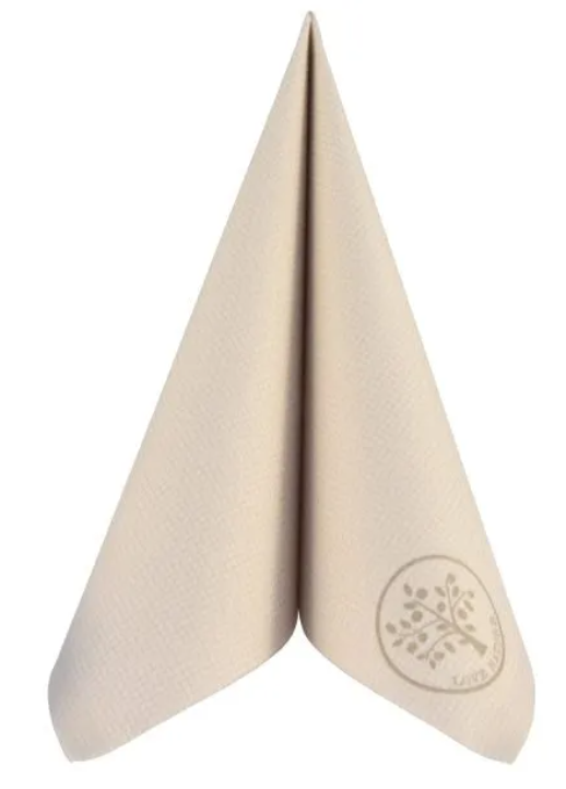 Airlaid-Serviette Love Nature 40x40 in 1/4 Falz, 65gr/m²