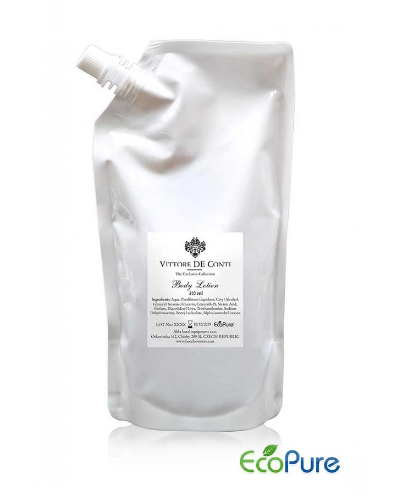 Nachfüllung Beutel Körperlotion (Body Lotion), Pumpspender der Linie Vittore DE Conti 310 ml
